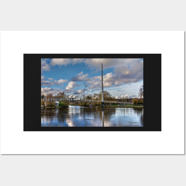 Footbridge Over The Thames At Reading Wall Art by IanWL